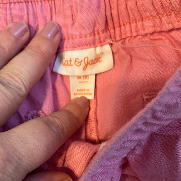 Set of Three Pink Girls Shorts Size Medium - Picture 6 of 10
